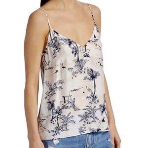 Frame Palm Tree Silk Camisole